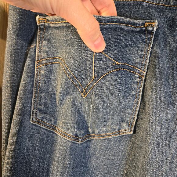 Vintage Y2K Levi Strauss & Co. 16M W33 L32 Blue Classic Bootcut Jeans [0451] - Picture 5 of 12